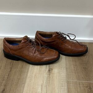 Classic Brown Leather Oxfords